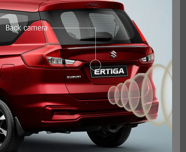 Ertiga Reverse Sensors and Rear View Camera